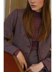 Fitted wool blazer