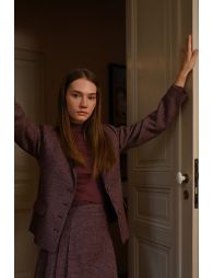 Fitted wool blazer
