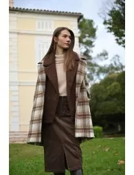 Corduroy maxi skirt