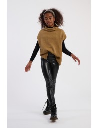 Legging en simili cuir