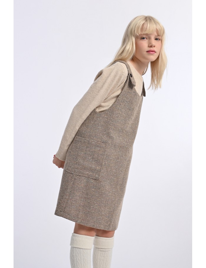 Pull en maille duveteuse