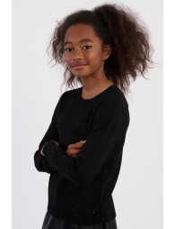 Pull en maille duveteuse