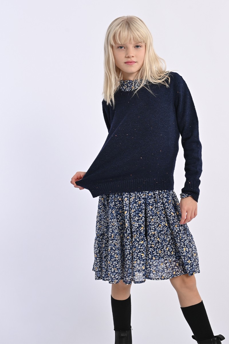 Pull en maille duveteuse