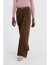 Pantalon large à plis