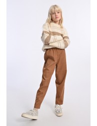 Pantalon taille paper bag