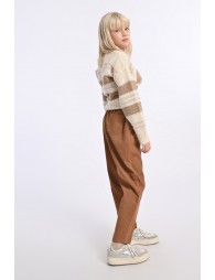 Pantalon taille paper bag