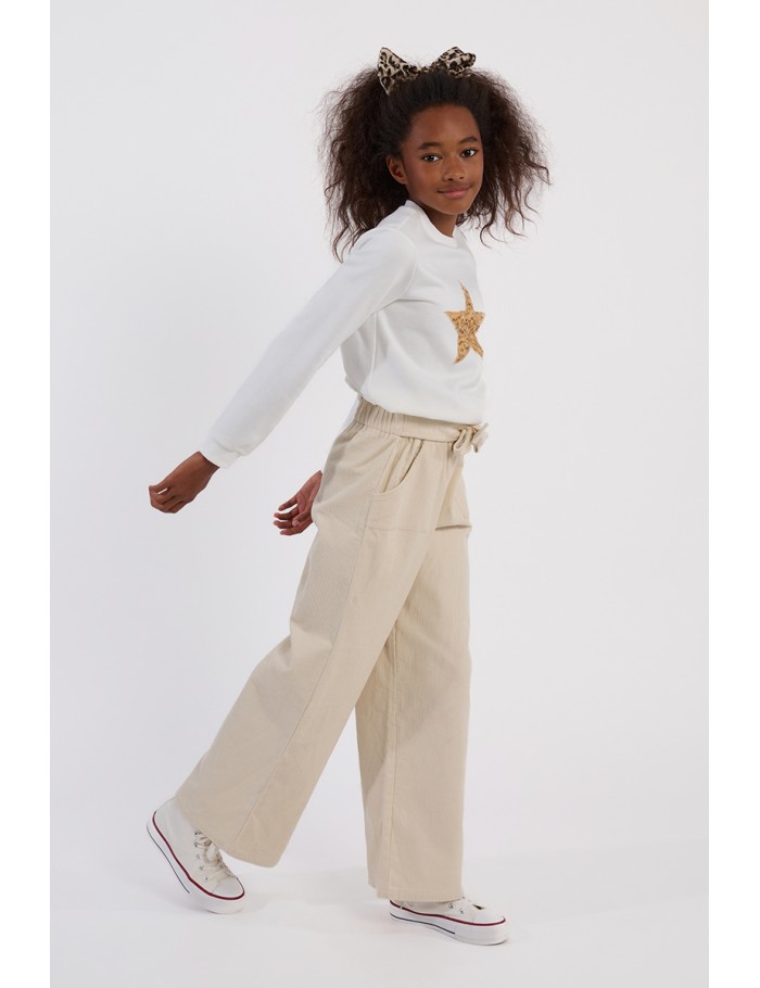 Star sequin sweatshirt