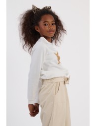 Star sequin sweatshirt