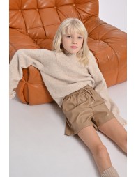 Short en simili cuir