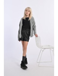 Short en simili cuir