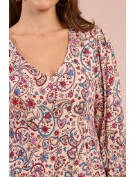 Robe longue imprimé bohême
