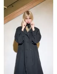 Belted trench coat