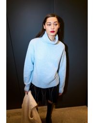 Oversized turtleneck sweater