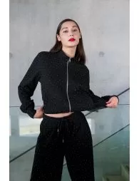 Bomber parsemé de strass