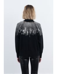Sequin bust sweater