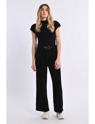 Wide velvet trousers