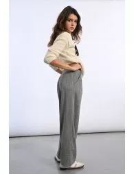 Pantalon large à pinces 