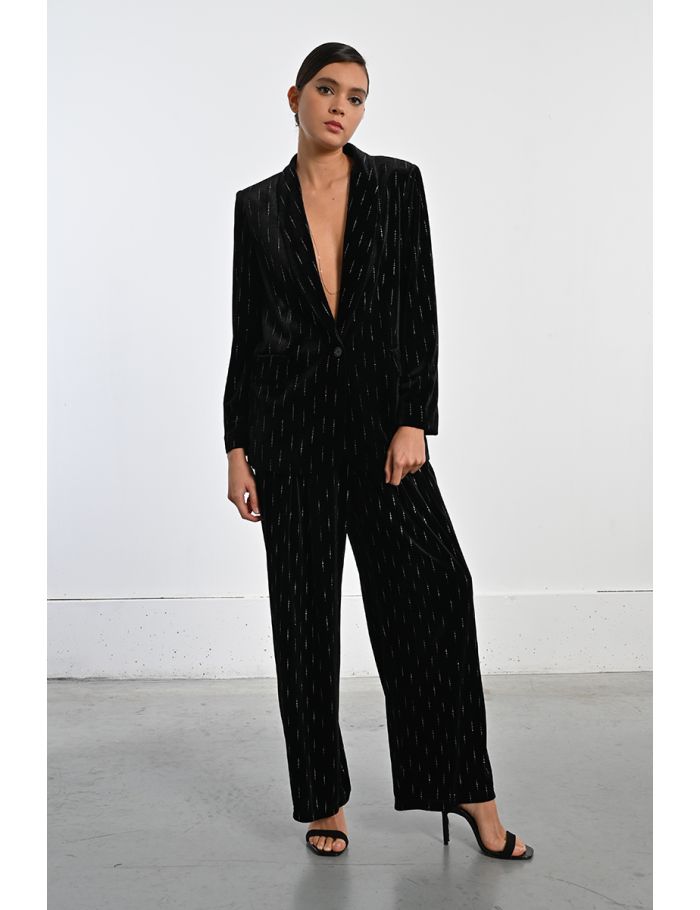 Pantalónlargo de terciopelo