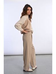 Pantalónlargo perneras anchas