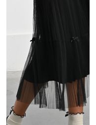 Tulle skirt with bow details