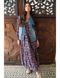 Veste en denim sans manches