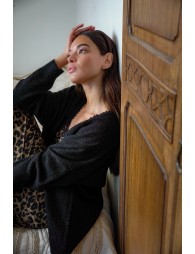 Gilet ouvert en maille