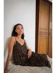 Top  lencero con estampado y encaje