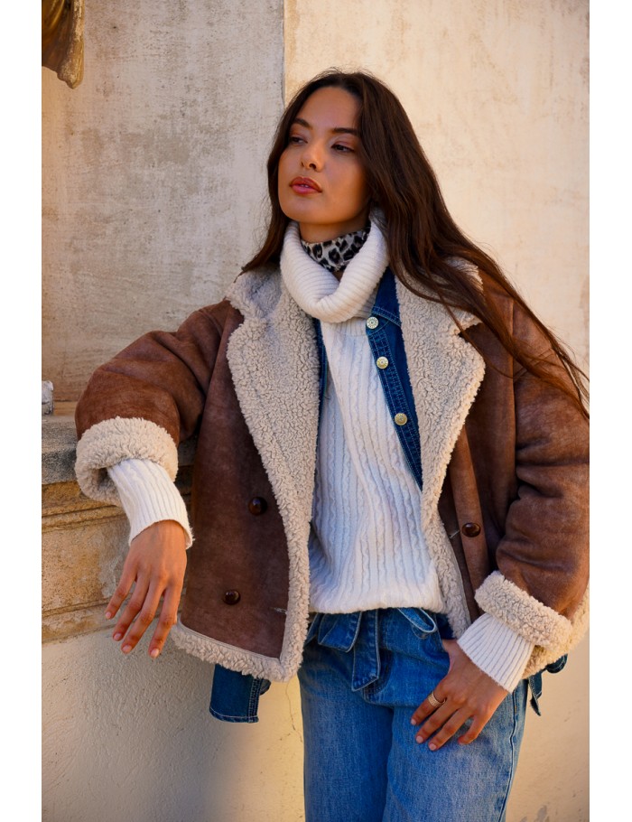 Manteau type aviateur