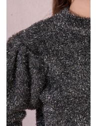 Pull texturé et irisé