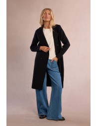 Abrigoestilo gabardina cierre doble botonadura