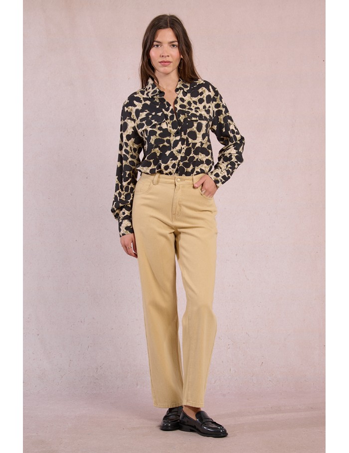 Colorful mom jeans