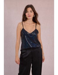 Sequin camisole