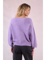 Pull oversize pailleté
