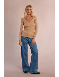 Lace finish undersweater