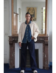 Veste matelassée motif cœur