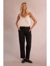 Pantalón  tobillero de perneras rectas