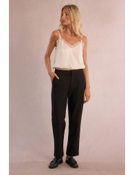 Straight tailored trousers