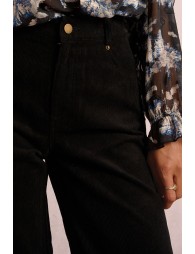 Pantalon large en velours côtelé