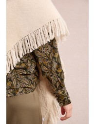 Bufanda larga detalle flecos