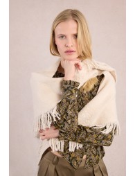 Bufanda larga detalle flecos
