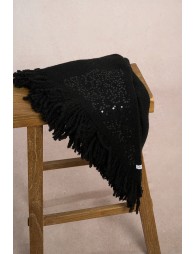 Bufanda larga detalle flecos