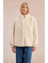 Chaqueta de manga larga de peluche