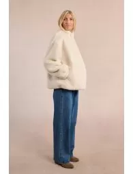 Imitation fur jacket