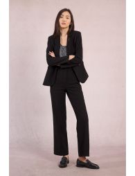 Pantalón tobillero de perneras rectas