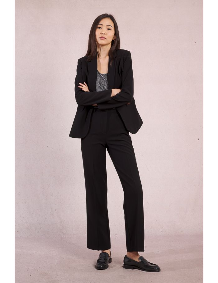 Pantalón tobillero de perneras rectas