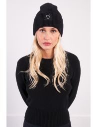 Gorro estampado corazón