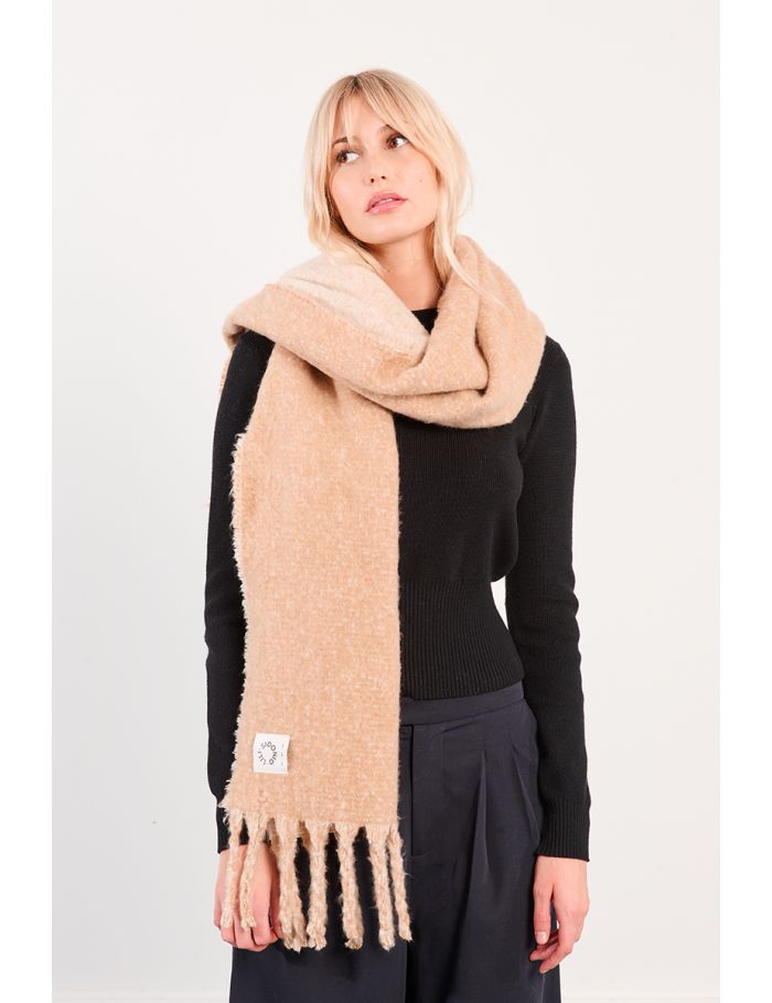 Reversible Fringed Scarf