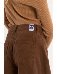 Wide pleated trousers