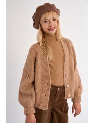 Puff-sleeved waistcoat, buttoned