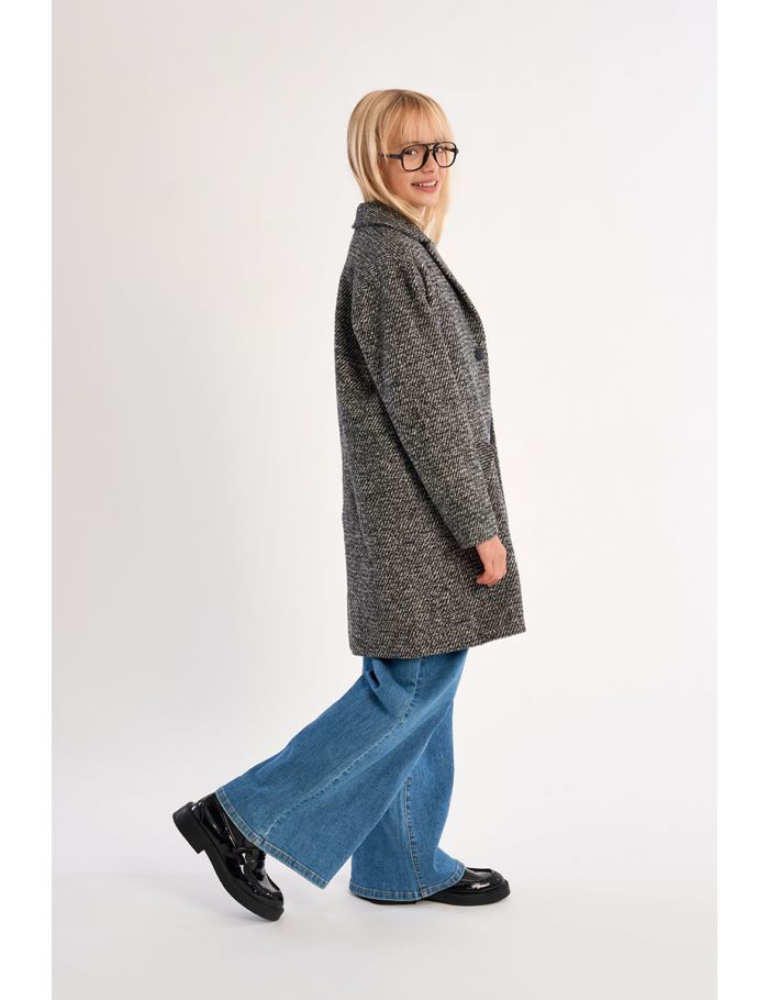 Herringbone overcoat